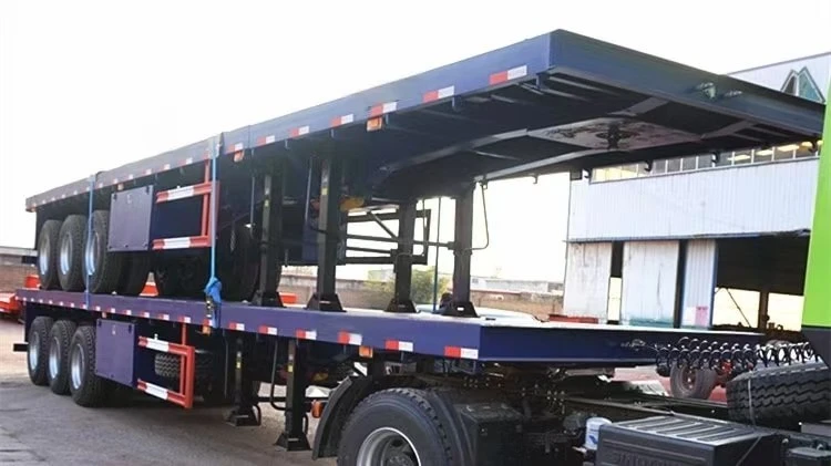 3 Axle Flatbed Rgn Extendable Trailer supplier 3 Axle Flatbed Rgn Extendable Trailer supplier