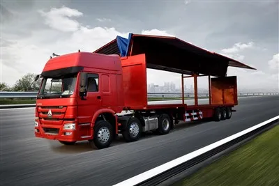 مکانیزم باز شدن بال در ون‌های نیمه تریلر چگونه کار می‌کند؟