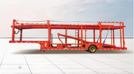 Hydraulic Tilt Two‑Deck Car Carrier Trailer Hydraulic Tilt Two‑Deck Car Carrier Trailer