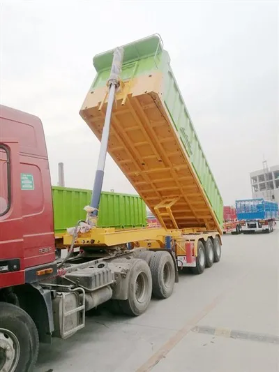 تریلر تخلیه کانتینر